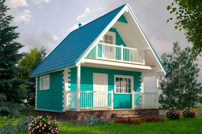 Casa turquesa