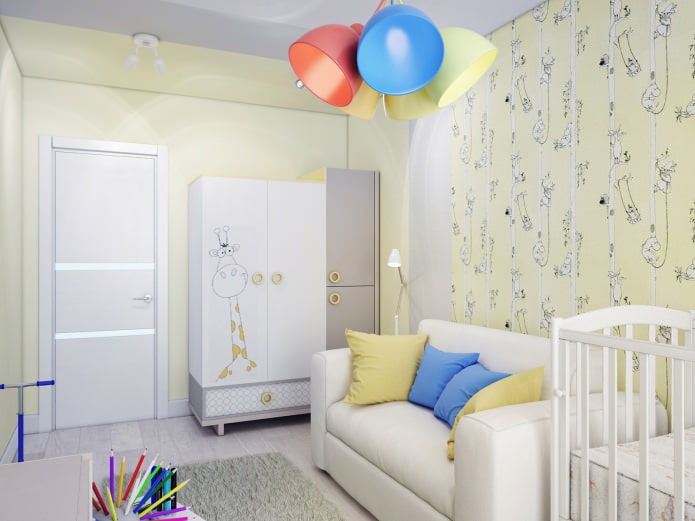 quarto infantil para recém-nascido 