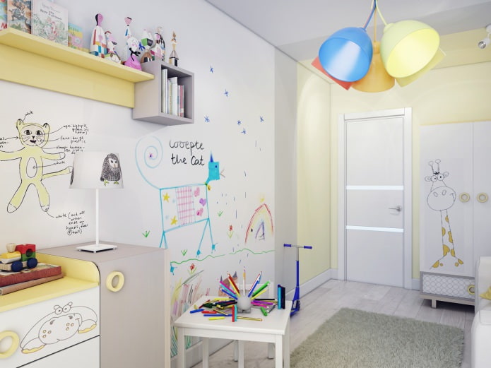 interior do quarto infantil