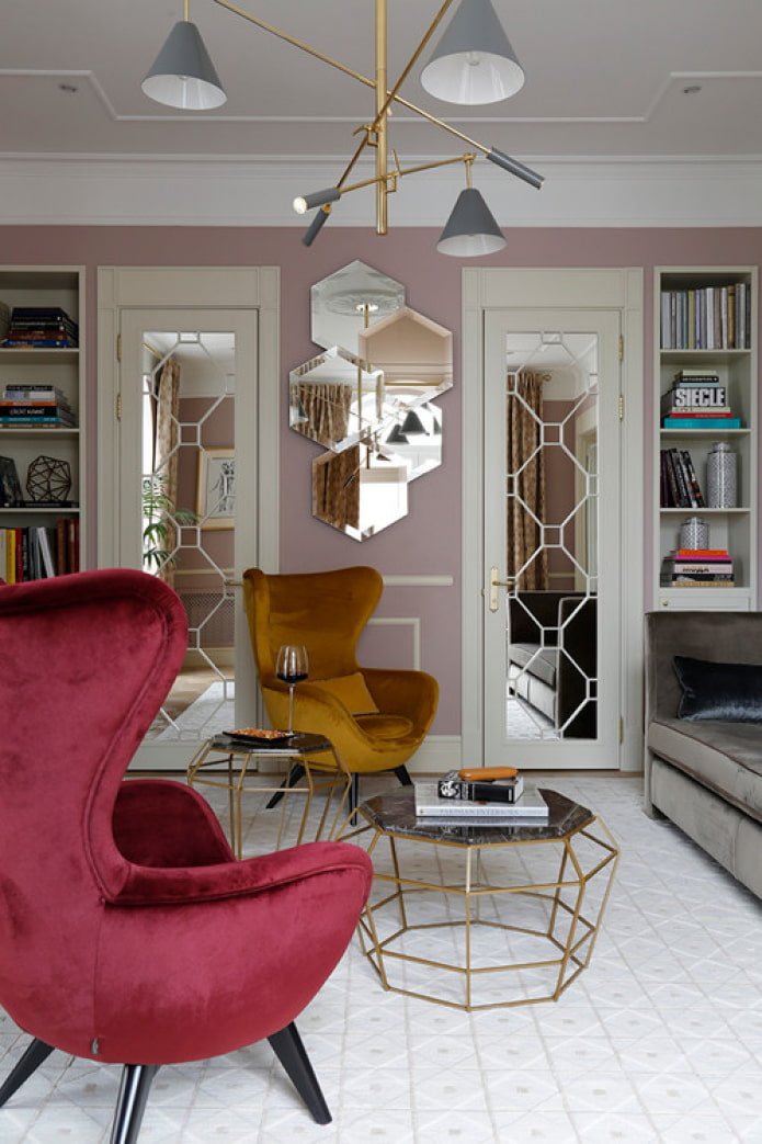 decoração entre portas