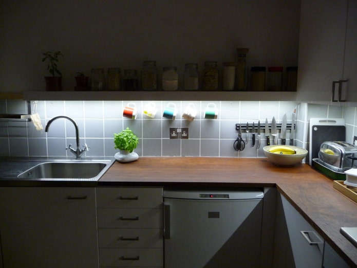Iluminação de cozinha LED