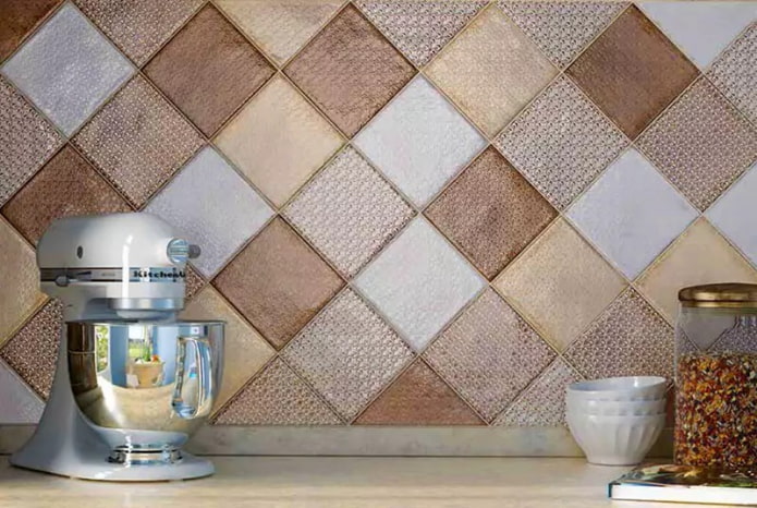 Azulejos em tons de bege