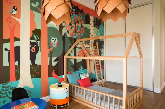casa-cama no interior