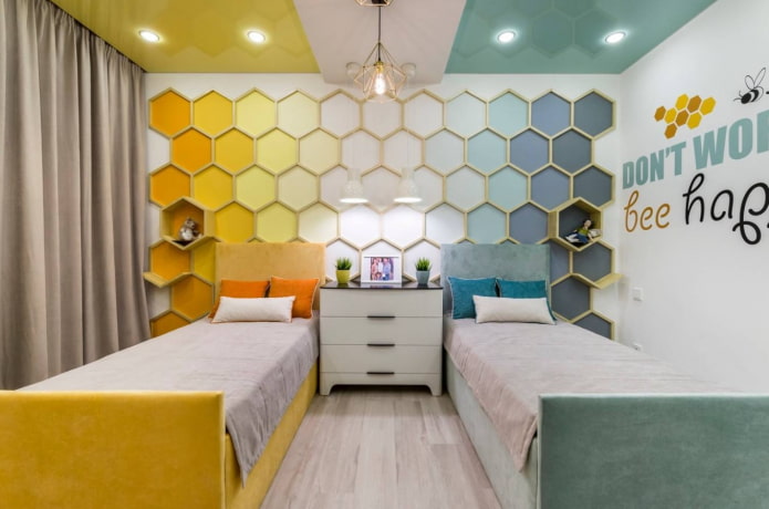 quarto para crianças de sexos diferentes