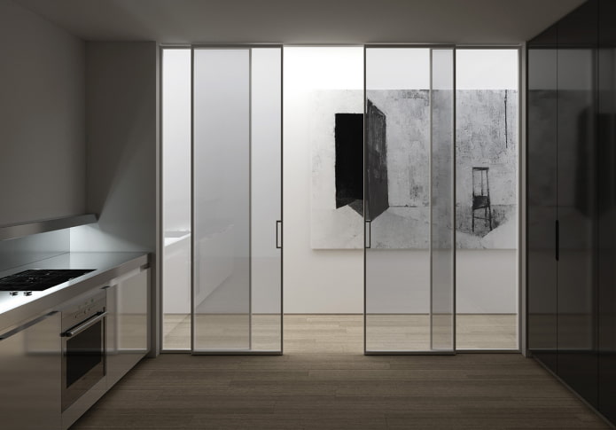 portas de correr em estilo moderno