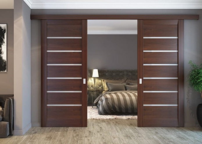 portas de correr em estilo moderno