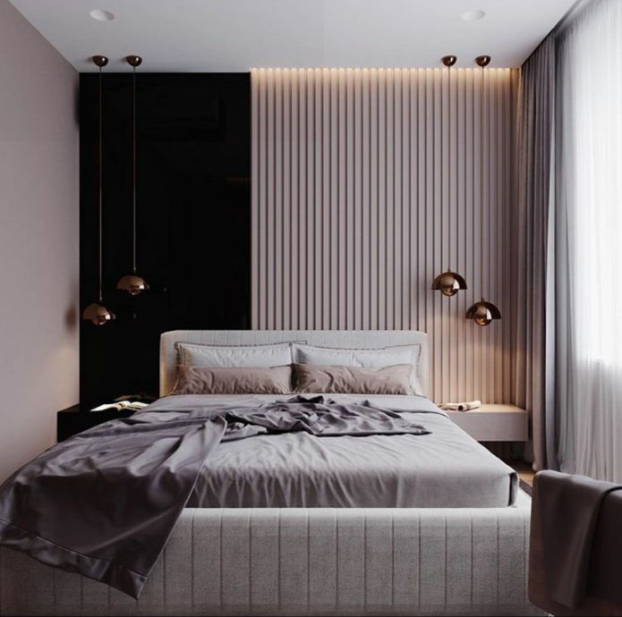 quarto rosa moderno