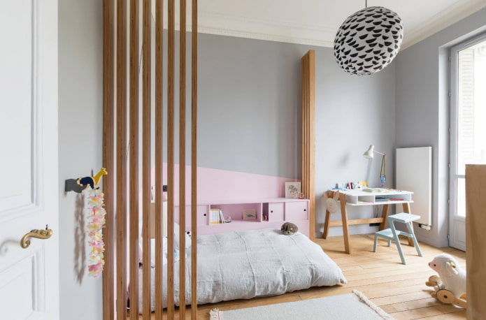 zoneamento de quarto infantil