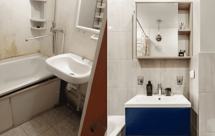 Fotos antes e depois da reforma