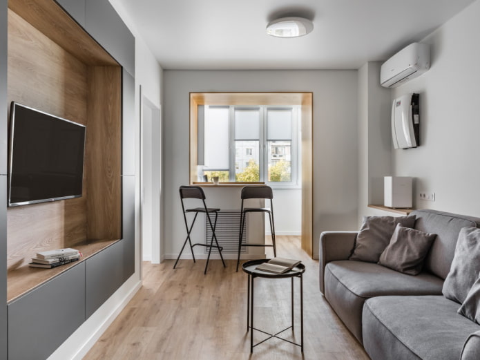 reforma de um apartamento em Khrushchev