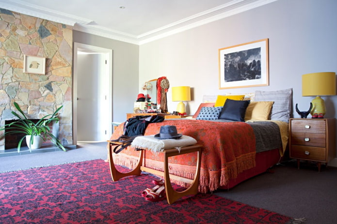 decoração de interiores em estilo retrô