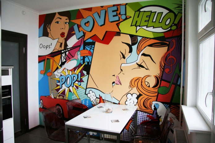 pop art na parede