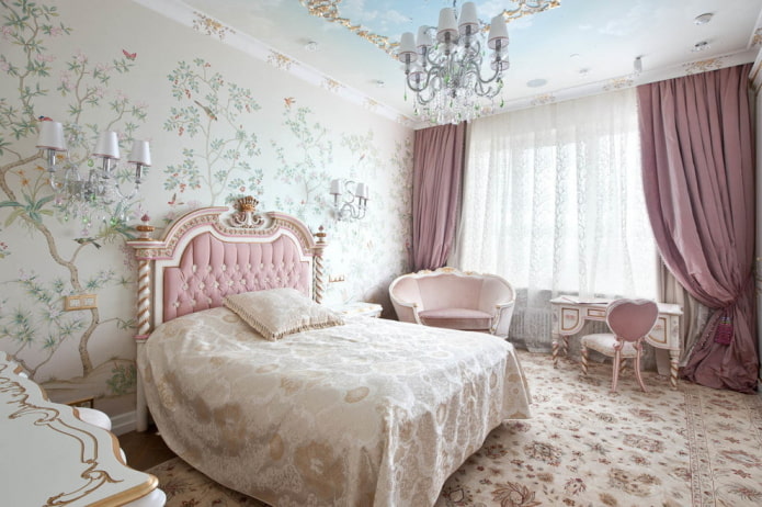 quarto em estilo clássico
