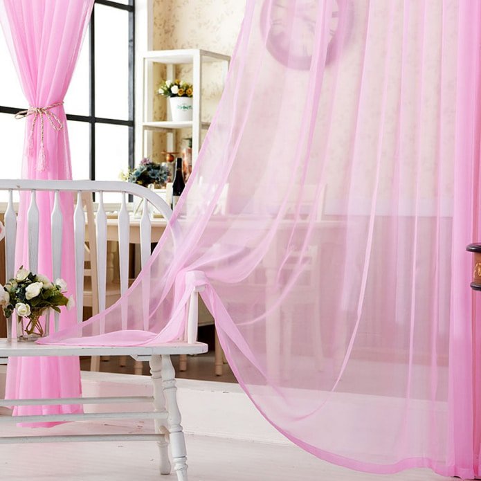 tule rosa