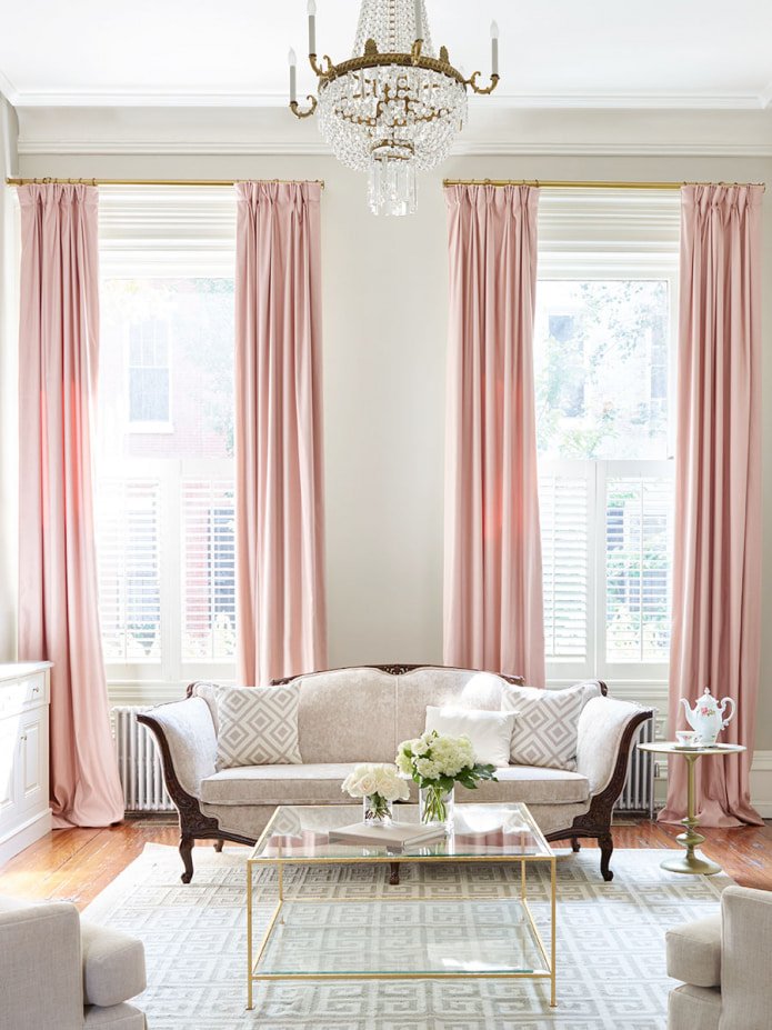 cortinas na sala de estar