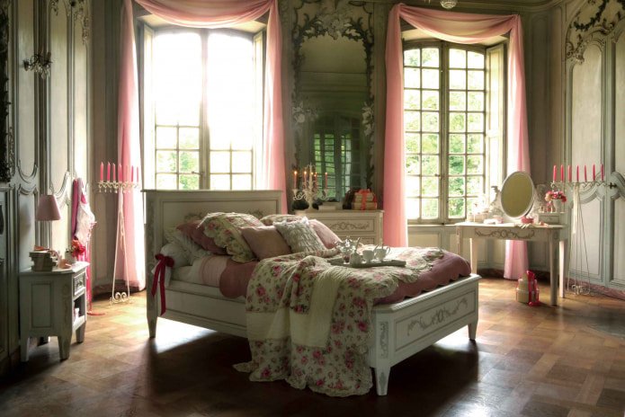 Estilo provençal no quarto