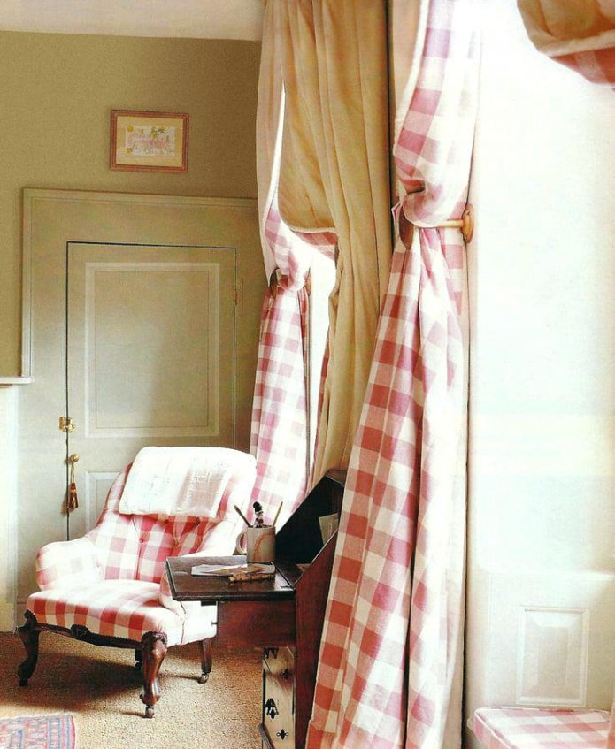 cortinas xadrez