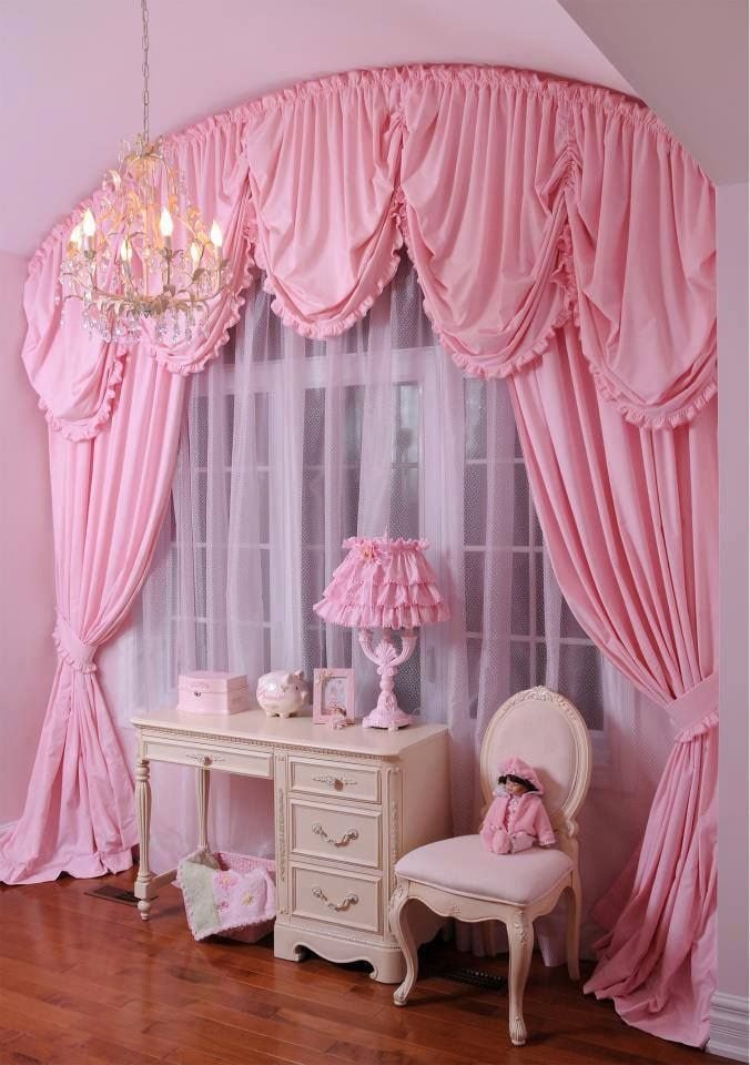 cortinas rosa
