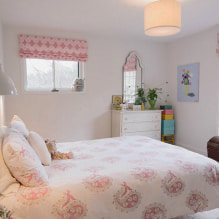 Ideias de design com cortinas rosa para interiores-1