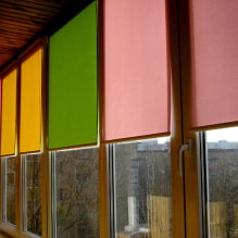Persianas de rolo para varanda ou loggia: tipos, materiais, cor, design, fixação-6
