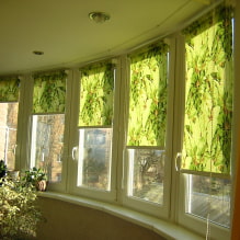 Persianas de rolo para varanda ou loggia: tipos, materiais, cor, design, fixação-8