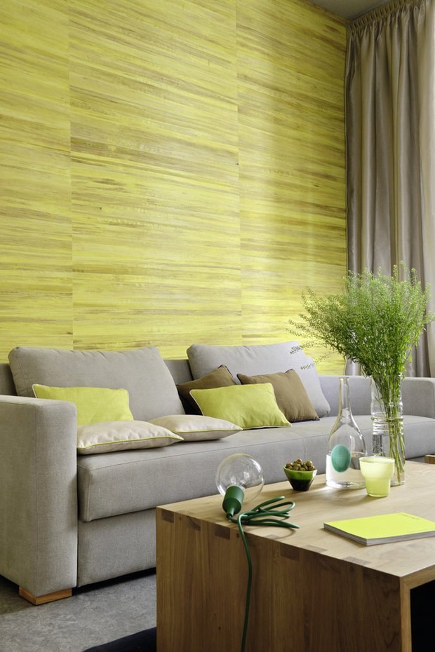 papel de parede verde-claro em um estilo moderno
