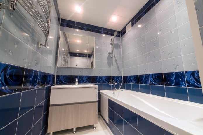 Painéis com imitação de azulejos