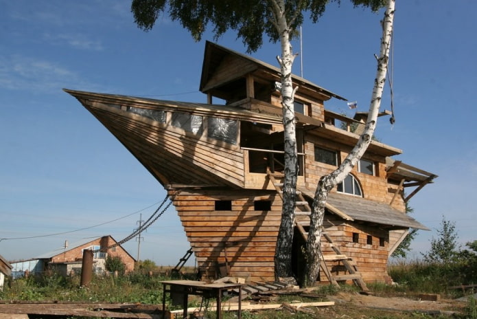 Uma casa-nave da região de Kemerovo