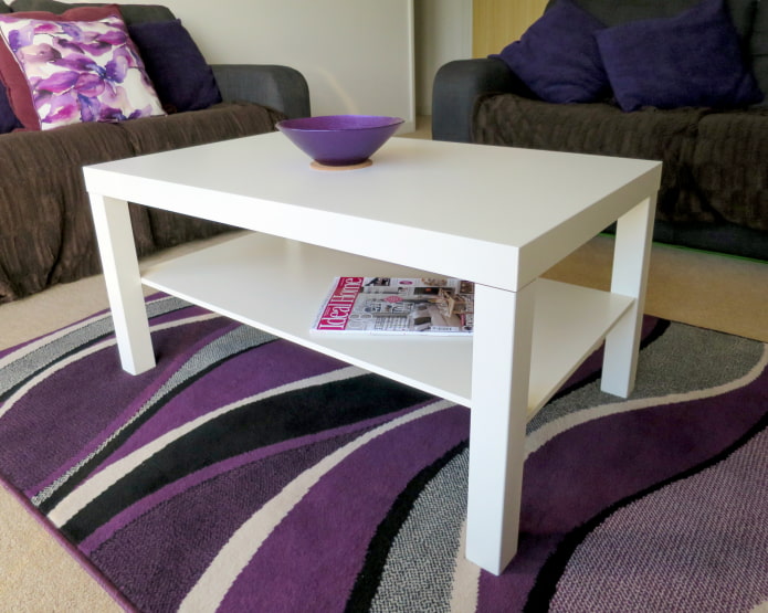 Mesa branca 90x55