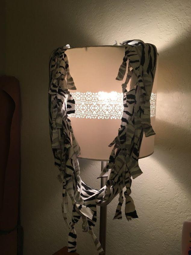 decoração no abajur
