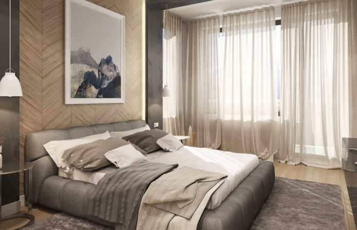 design de interiores em tons de cinza e bege