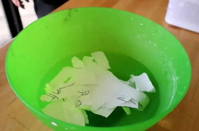 encharcamento de papel