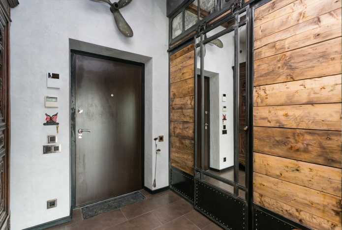 Guarda-roupa luxuoso em estilo industrial