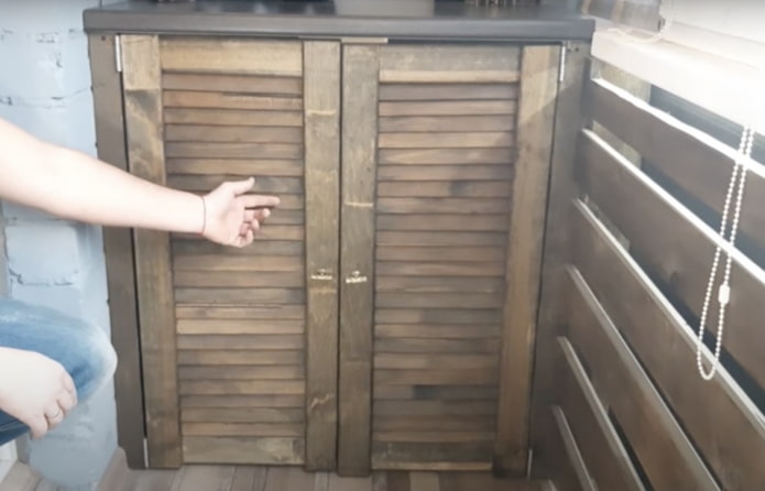 armário de estilo rústico