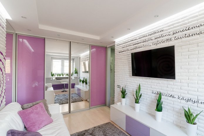 interior de um apartamento de 50 metros quadrados metros