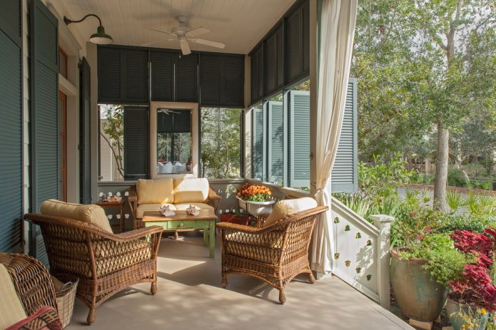 cortinas para o terraço