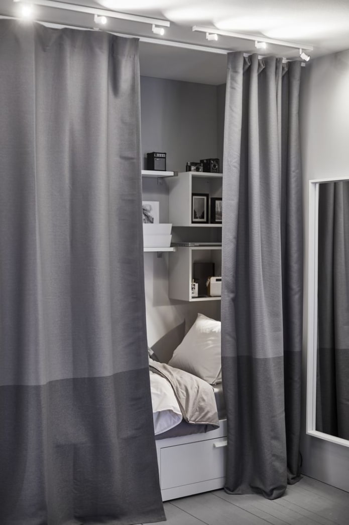 cortinas em zoneamento