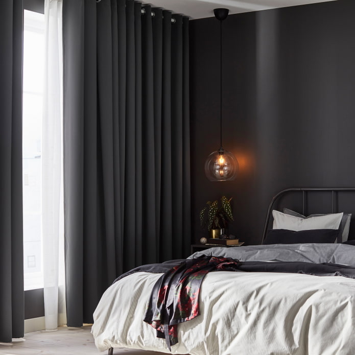 quarto escuro ikea