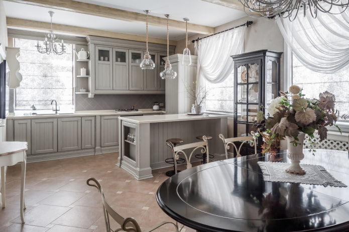 Cortinas estilo provençal