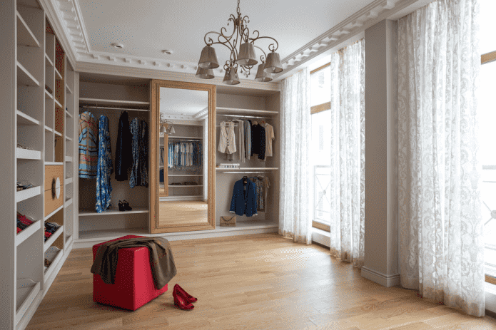 interior de camarim elegante