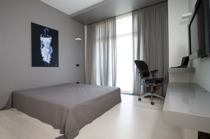 Cortinas no quarto
