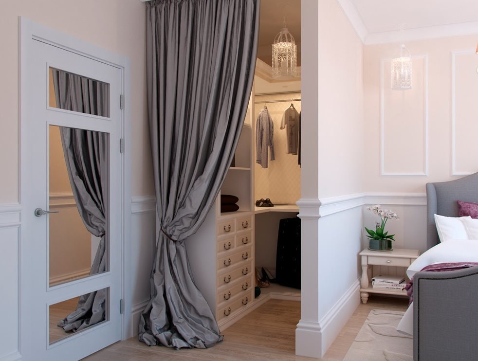 Cortinas para uma porta