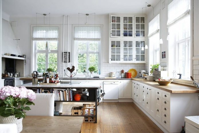 conjunto de cozinha branco