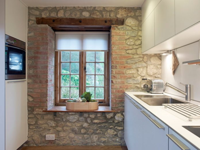 cortina na cozinha