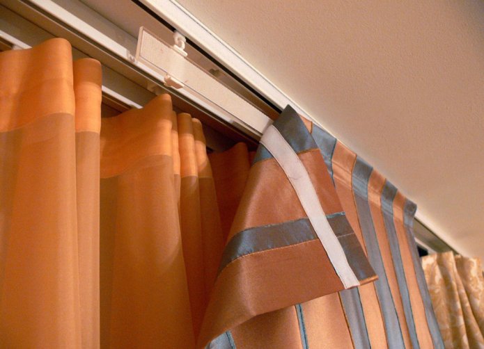 cortina com velcro