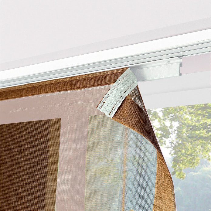 cortinas com fita adesiva