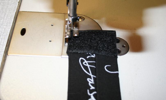 costure o velcro