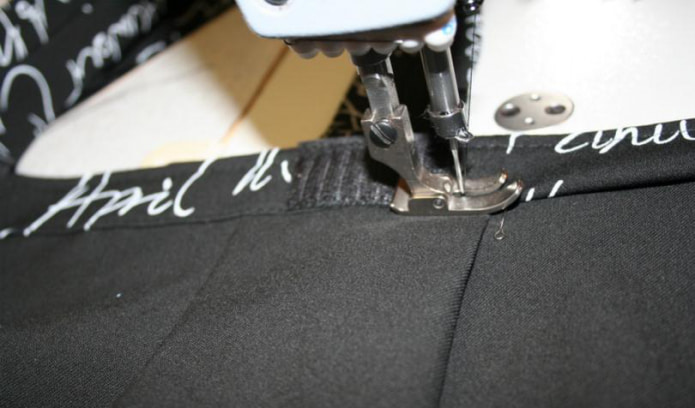 costura em velcro