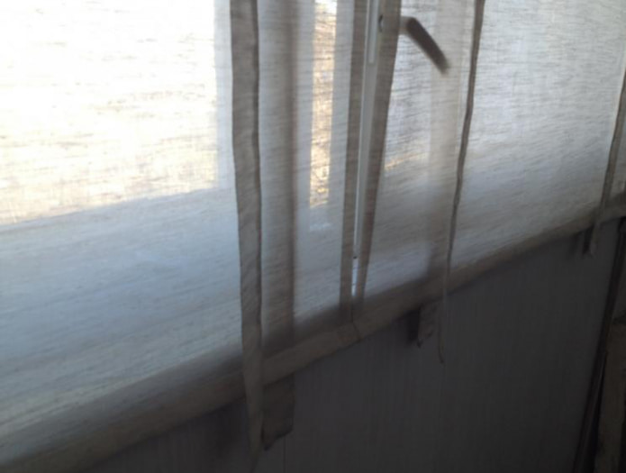 cortina com velcro