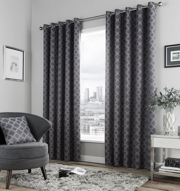 cortinas jacquard